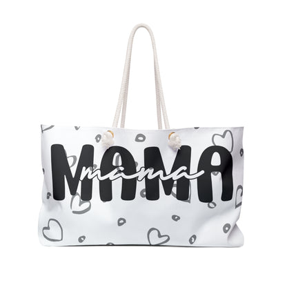 Personalized spacious Weekender Bag, Mother's Day, flower designs, Gifts for mom's day, custom mama bag (mama)