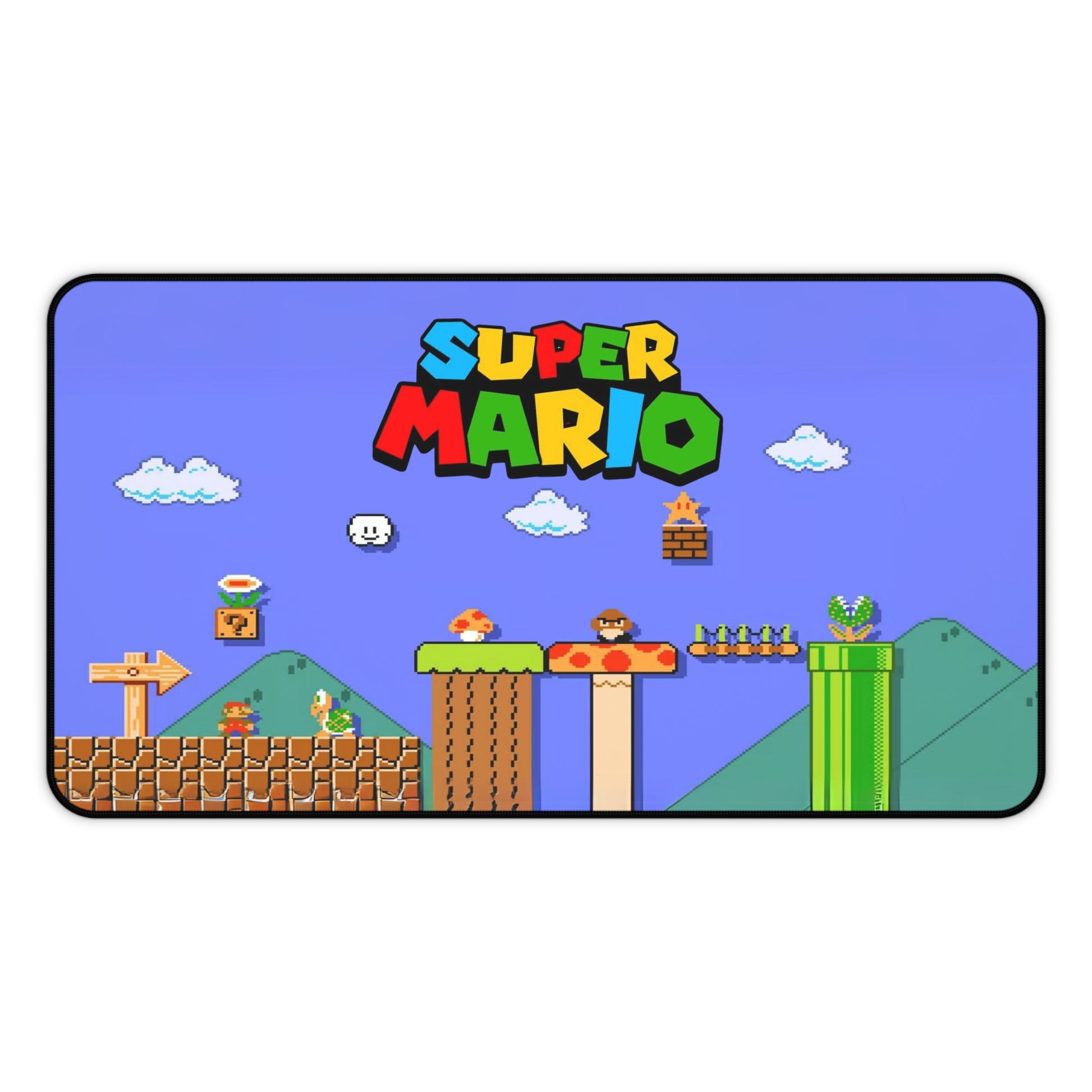 Multifunctional non-slip Desk Mat (Super Mario, video games, gamer)
