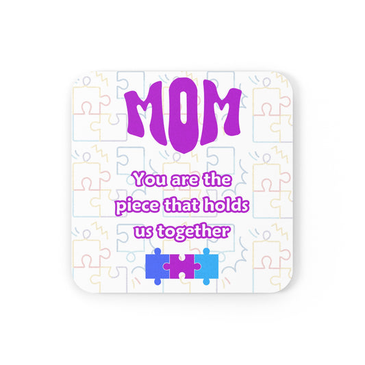 Non-slip premium cork coaster, furniture protection, mama gift, Mother's Day, gifts for mom, design for mom