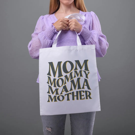 Personalized Tote Bag for daily use, gifts for mom, Mother's Day, Mother's Day Bags (mom mommy)