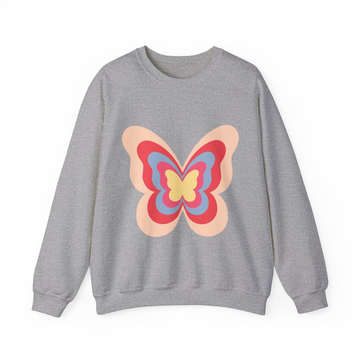 Personalized premium sweatshirt for mom, comfort and style, mother's day, gifts for mom's day, custom mama, butterfly design