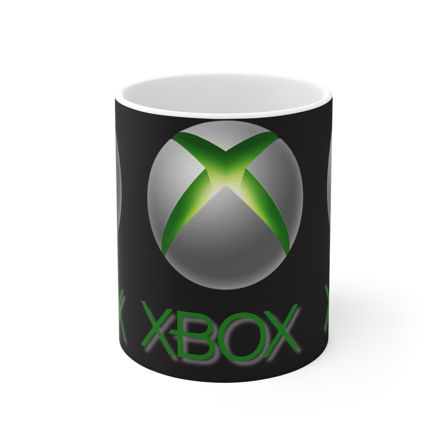 Mug with custom design 11oz, Cup for video game lovers, gamer Mug, gaming mug (Xbox)