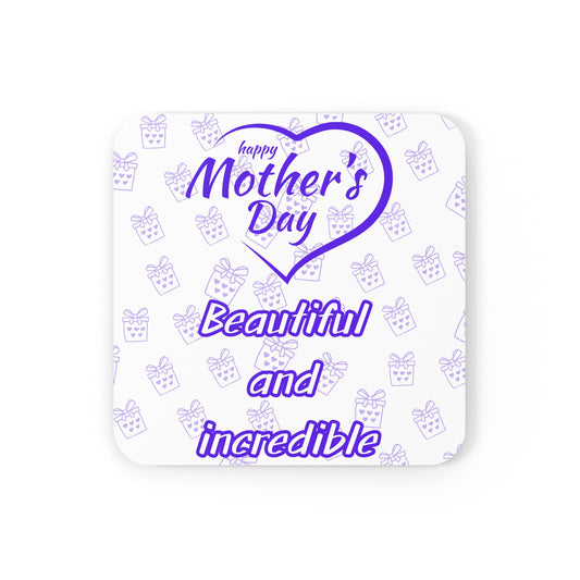Non-slip premium cork coaster, furniture protection, mama gift, Mother's Day, gifts for mom, design for mom