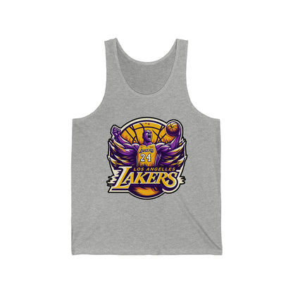 Cool and comfortable unisex Jersey Tank top (Los Angeles Lakers, NBA basketball team)