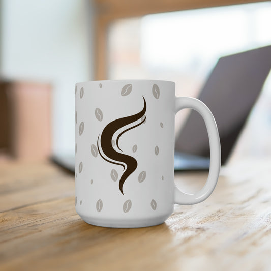 Mug with custom design 15oz, coffee lovers, personalized Cup, mama gifts (Make me coffee)