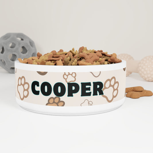 Personalized bowl for dogs and cats (Cooper)