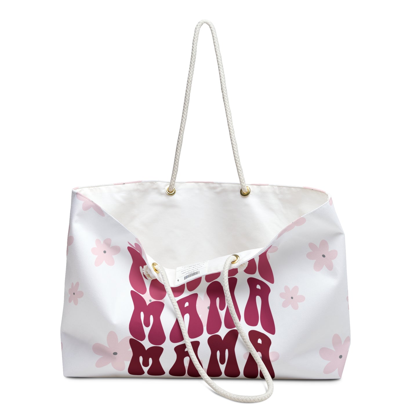 Personalized spacious Weekender Bag, Mother's Day, flower designs, Gifts for mom's day, custom mama bag (mama)