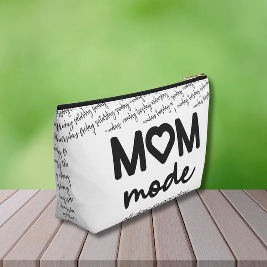 Everyday bag with T-bottom, perfect for accessories, makeup or travel, gifts for mom, Mother's Day (mom mode)