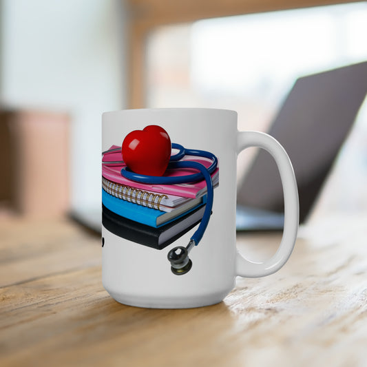 Mug with custom design 15oz, Cup for doctor, gift for doctors, doctor's day, personalized doctor gift.