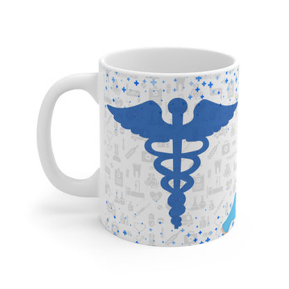 Mug with custom design 11oz, Cup for doctor, gift for doctors, doctor's day, personalized doctor gift.