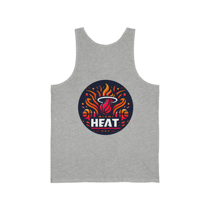 Cool and comfortable unisex Jersey Tank top (Miami Heat, NBA basketball team)