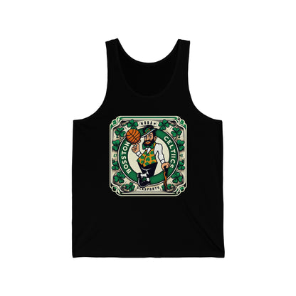 Cool and comfortable unisex Jersey Tank top (Boston Celtics, NBA basketball team)