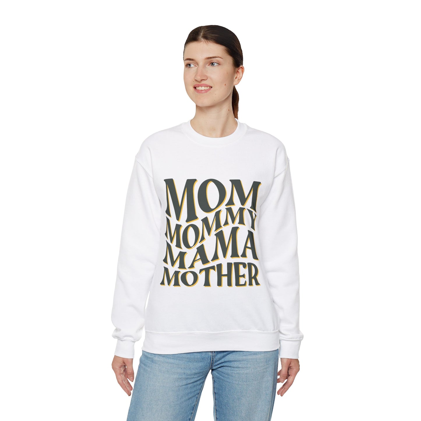 Personalized premium sweatshirt for mom, comfort and style, mother's day, gifts for mom's day, custom mama, mommy