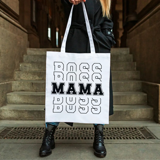 Personalized Tote Bag for daily use, gifts for mom, Mother's Day, Mother's Day Bags (mama boss)