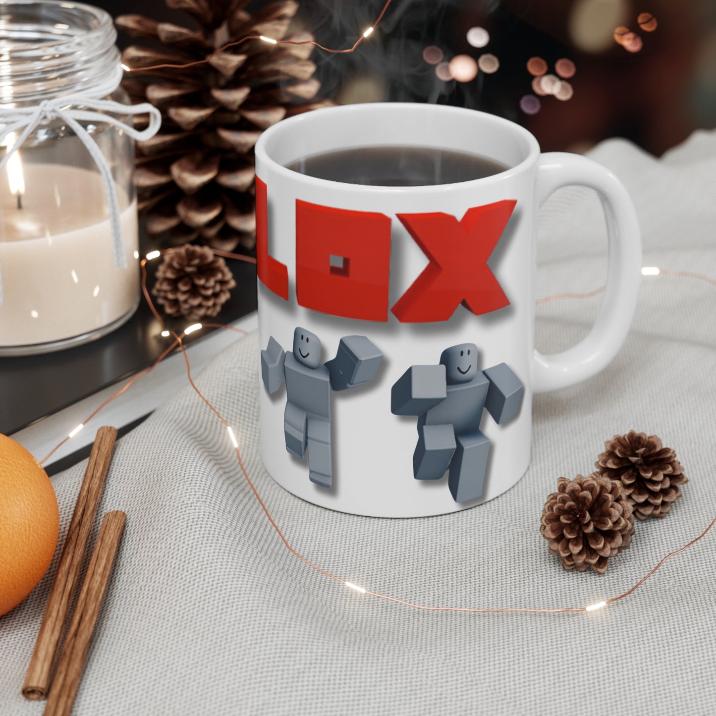 Mug with custom design 11oz, Cup for video game lovers, gamer Mug, gaming mug (Roblox)