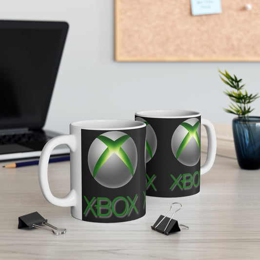 Mug with custom design 11oz, Cup for video game lovers, gamer Mug, gaming mug (Xbox)