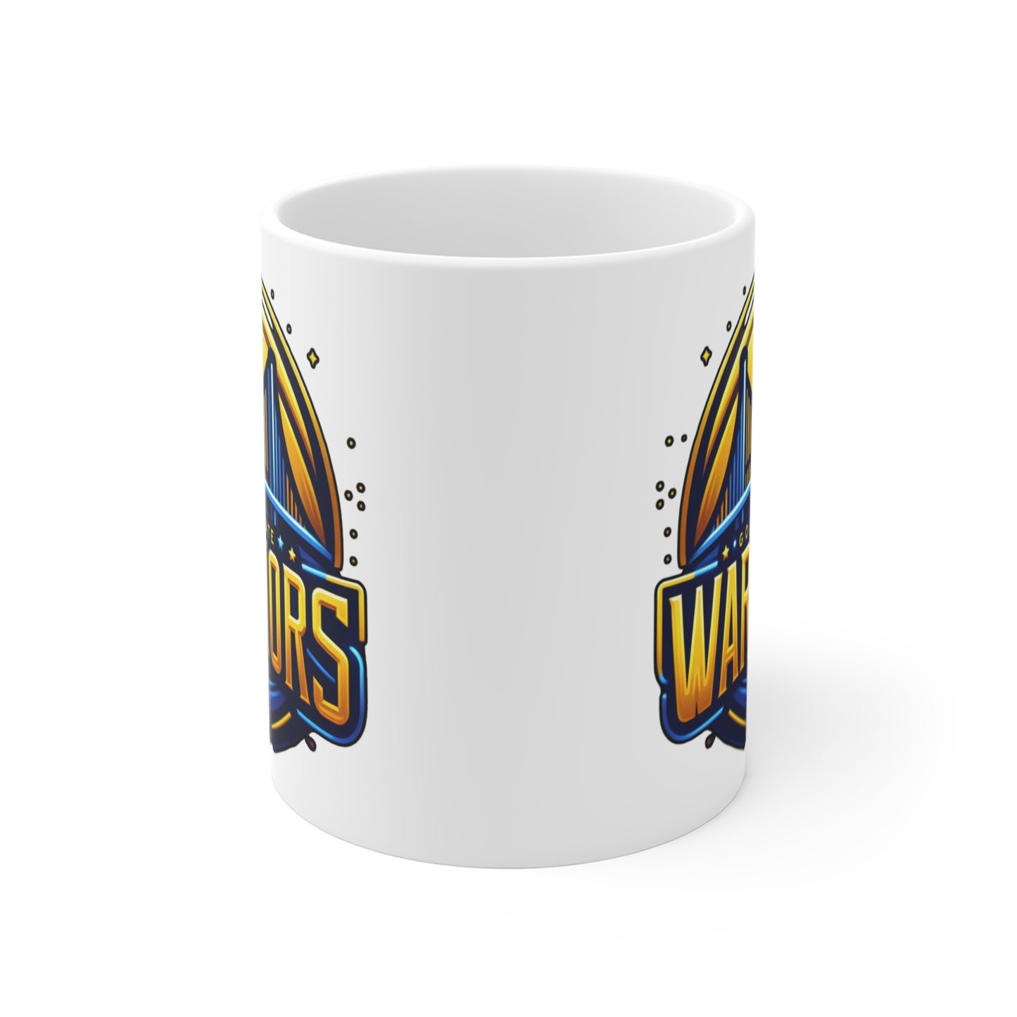 Mug with custom design 11oz, basketball lovers Cup (Golden State Warriors, NBA basketball team)