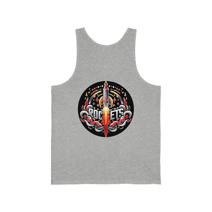 Cool and comfortable unisex Jersey Tank top (Houston Rockets, NBA basketball team)