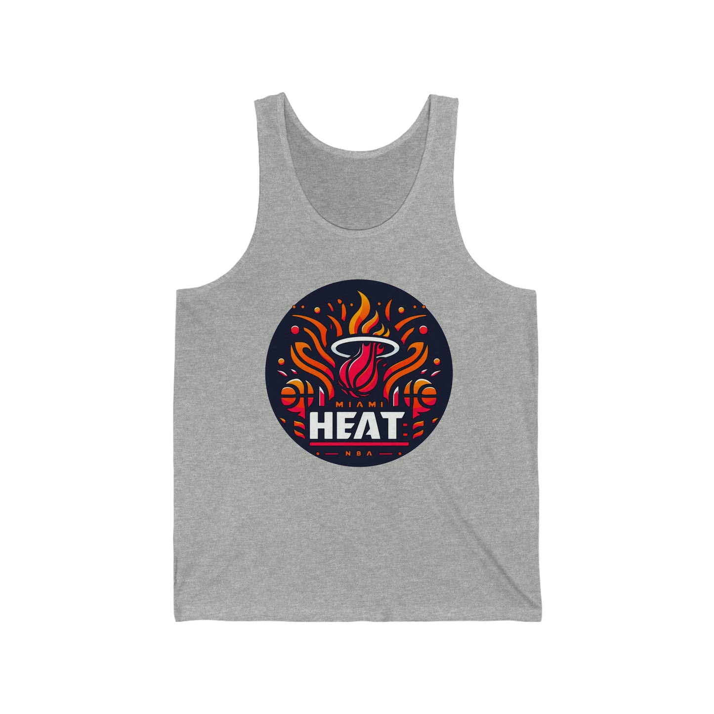Cool and comfortable unisex Jersey Tank top (Miami Heat, NBA basketball team)