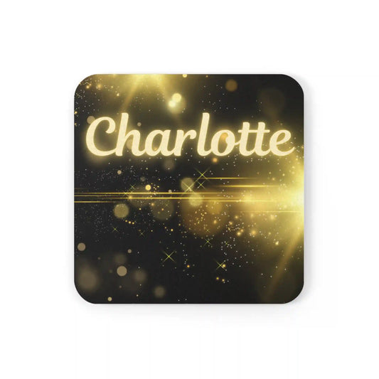 Non-slip premium cork coaster, furniture protection (Charlotte)