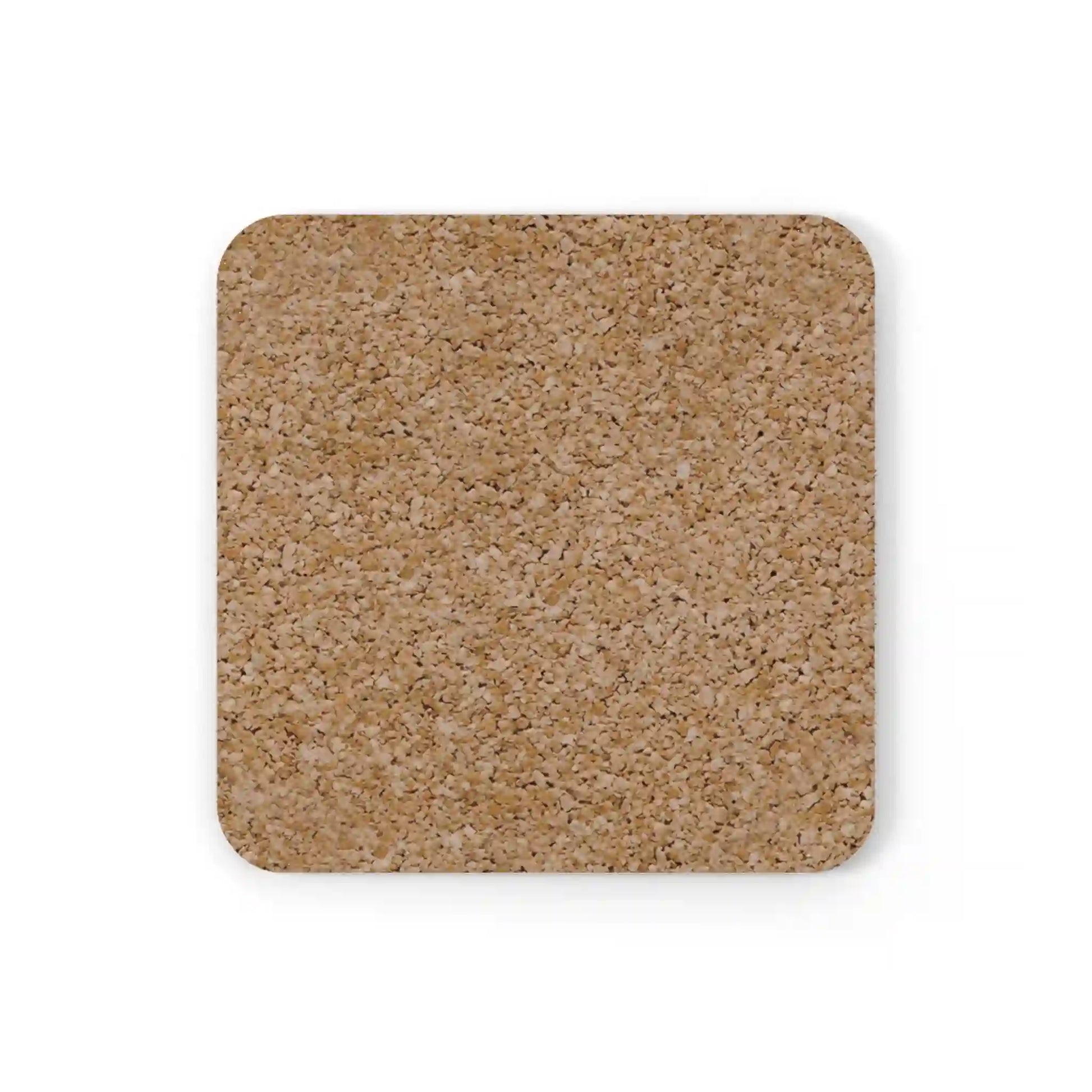 Non-slip premium cork coaster, furniture protection (This is my happy face)