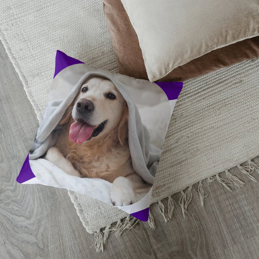 Modern and personalized cushion to decorate any space (Custom Dog design)