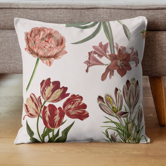 Modern and personalized cushion to decorate any space (Custom Flowers design)