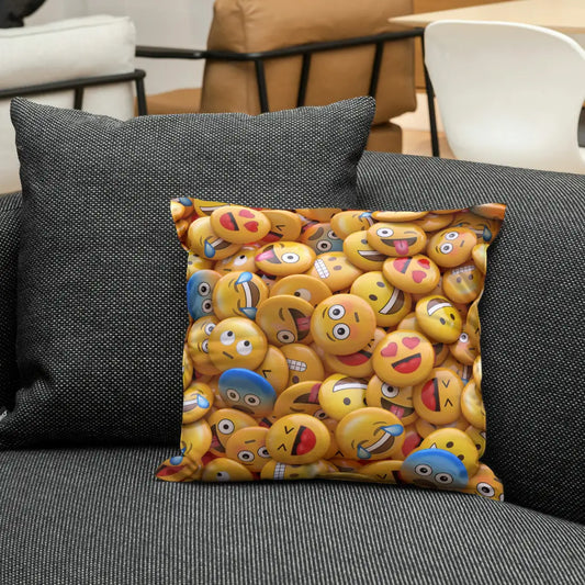 Modern and personalized cushion to decorate any space (Emoji)