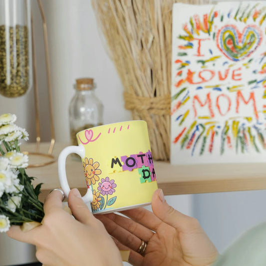 Mug with custom design 11oz, gifts for mom, personalized Cup for mom, mama gifts, mother´s day, floral mug for mom