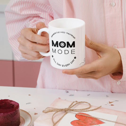 Mug with custom design 11oz, Mother's Day, gifts for mom, personalized Cup with name mom, mama gifts (mom mode)