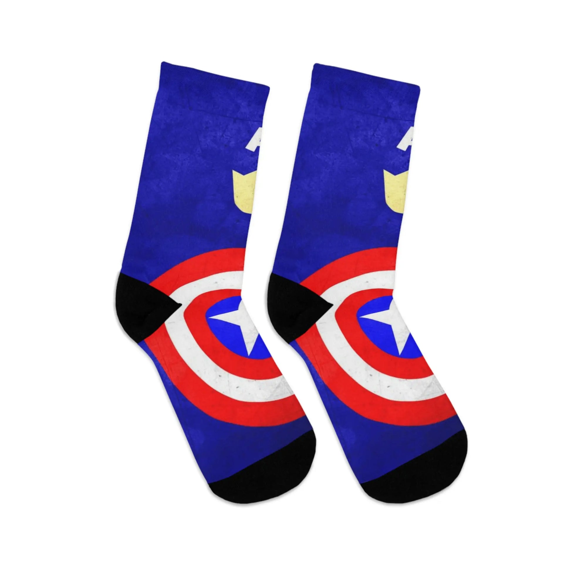 Recycled Poly Socks (Captain America)