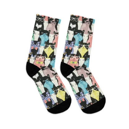 Recycled Poly Socks (Cats)