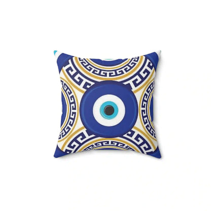 Spun Polyester Square Pillow (Turkish eye)