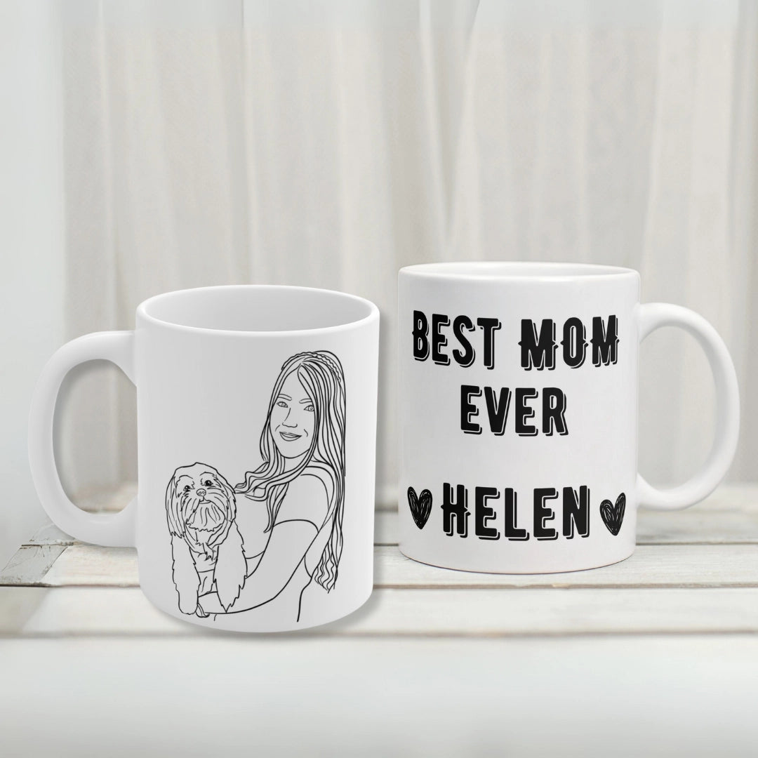 Mug with custom design 11oz, gifts for mom, personalized Cup for mom, mama gifts, mother´s day, Mug with mom photo