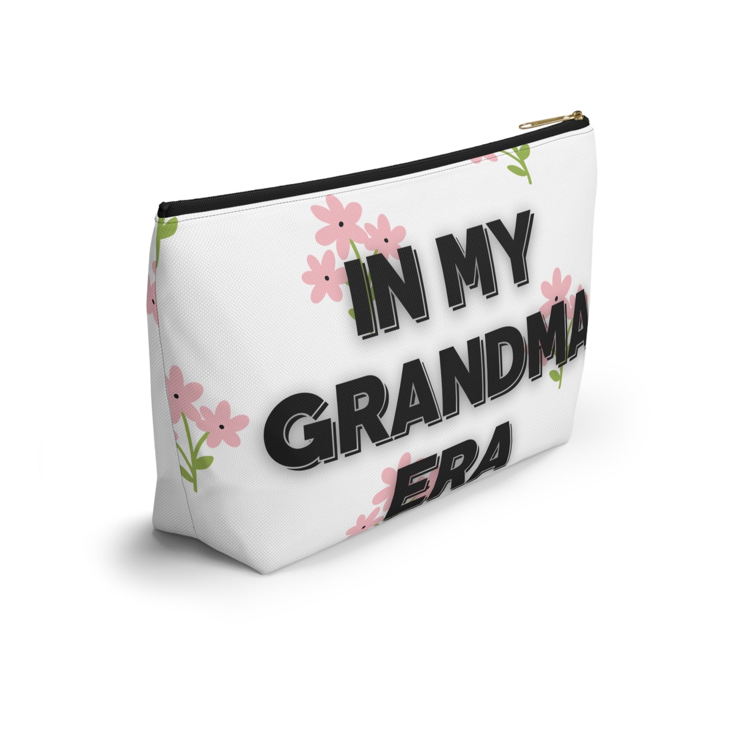 Everyday bag with T-bottom, perfect for accessories, makeup or travel, gifts for mom, Mother's Day (in my grandma era)